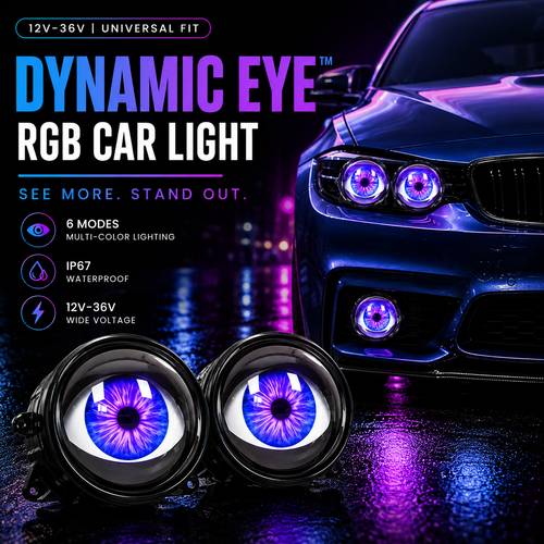 Dynamic Eye™ RGB Car Light (2 Eyes)